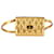Mulberry Small Darley Quilted Belt Bag in Gold Leather Golden  ref.1266152