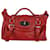 Bolso satchel Mulberry Alexa en cuero rojo Roja  ref.1266154