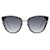 Emilio Pucci Gafas de sol Cat Eye plateadas EP0092 20segundo 55/19 145 MM Gris Plástico  ref.1266215