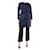 Max Mara Cappotto in pelo di cammello con cintura blu navy - taglia UK 8  ref.1266269
