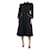 Miu Miu Black wool buttoned coat - size UK 10  ref.1266281