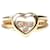 Chopard Gold happy diamonds ring - size Golden White gold  ref.1266285