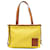 Loewe – Gelbe Paulas Ibiza-Tasche mit Kissen Leder Leinwand Kalbähnliches Kalb Tuch  ref.1266331