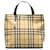 Burberry Brown House Check Handbag Beige Cloth Cloth  ref.1266360
