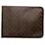 Louis Vuitton Brown Monogram Poche Documents Portfolio Cloth  ref.1266375