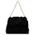 Céline Celine Black Gourmette Fur Chain Shoulder Bag  ref.1266376
