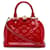 Monograma rojo Louis Vuitton Vernis Alma BB Roja Cuero Charol  ref.1266377