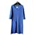 Chanel Vestido de verano con botones CC de París / Singapur. Azul Algodón  ref.1266399