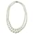 Chanel Halsketten Weiß Perle  ref.1266484