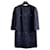 Chanel 9K$ CC Buttons Paris / Edinburgh Tweed Coat Navy blue  ref.1266486