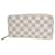 Louis Vuitton Zippy Wallet Toile Blanc  ref.1266490
