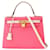 Hermès Hermes Kelly 28 Pink Leder  ref.1266643