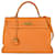 Hermès Hermes Kelly 35 Orange Leder  ref.1267261