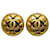 Chanel boucles d'oreilles Golden  ref.1267529