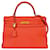 Hermès Hermes Kelly 35 Orange Leder  ref.1267651