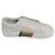 Burberry Sneaker aus Leder mit Streifendetails Weiß  ref.1268179
