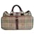 Burberry Travel bag Beige Leather Cloth  ref.1268224