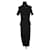 Maje Black dress Polyester  ref.1268239