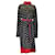 Autre Marque Balenciaga Nero / White / Abito rosso a pois con cintura reversibile Multicolore Viscosa  ref.1268269
