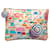 Pochette O Case con ombrello in vernice Chanel multicolore Pelle  ref.1268322