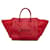 Céline Red Celine Medium Phantom Luggage Tote Leather  ref.1268339