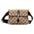 Brown Gucci GG Canvas Jackie Belt Bag Leather  ref.1268384