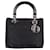 Christian Dior Black Lady Dior Handbag Cloth  ref.1268401