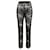 Pantalon en dentelle transparente Chanel noir Taille FR 38 Synthétique  ref.1268421