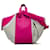 Pink Loewe Medium Bicolor Hammock Satchel Leather  ref.1268453