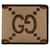 Kleines, braunes Gucci Jumbo-Portemonnaie aus GG-Canvas mit Faltschließe Leder  ref.1268456