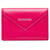 Carteira Compacta Balenciaga Mini Papier Couro Vermelha Vermelho  ref.1268478