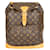 Louis Vuitton Canvas Monogram Montsouris GM Backpack Brown Leather  ref.1268486