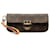 Bolso clutch tipo laguna con monograma Pochette de Louis Vuitton marrón Castaño Lienzo  ref.1268499