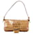 Fendi FF Baguette Patent Monogram Handbag Brown Cloth  ref.1268502