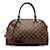 Brown Louis Vuitton Damier Ebene Duomo handbag Braun Leder  ref.1268523