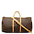 Marrom Louis Vuitton Monograma Keepall Bandouliere 60 Mala de viagem Couro  ref.1268524