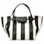 Big Bag Céline Bolso satchel grande de lona a rayas mediano Celine blanco Cuero  ref.1268542