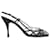 Black Dolce & Gabbana Strappy Glitter Heeled Sandals Size 38  ref.1268559