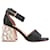 Black Marni Wool Crystal-Embellished Sandals Size 39 Cloth  ref.1268562