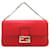 Cartable Fendi Micro Baguette rouge Cuir  ref.1268567