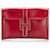 Hermès Embrague rojo Hermes Jige PM Roja Cuero  ref.1268576