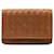 Brown Bottega Veneta Intrecciato Flap Card Holder Leather  ref.1268661