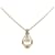 Gold Dior Logo Charm Pendant Necklace Golden Yellow gold  ref.1268673