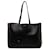 Black Saint Laurent Leather E/W Shopping Tote  ref.1268675