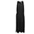 Robe longue texturée noire Alexander McQueen Taille US S Synthétique  ref.1268685