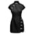 Autre Marque Minivestido preto inspirado em Sau Lee Cheongsam, tamanho EUA 4 Sintético  ref.1268687