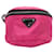 Rosa-schwarze Prada-Armbandtasche aus Re-Nylon  Pink Leinwand  ref.1268692