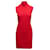 Vestido vermelho Max Mara de lã virgem sem mangas tamanho US M  ref.1268693