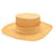 Vintage Yellow Chanel Spring/Summer 1988 Straw Hat Size 57 Wicker  ref.1268695