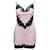 Hellrosa-schwarzes Minikleid aus Frottee und Spitze von Alexander Wang, Größe US 6 Pink Synthetisch  ref.1268701